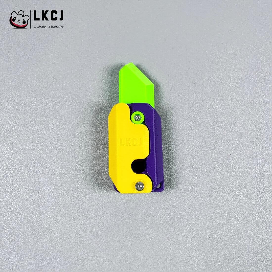 Real 3D Printed Mini 1911 Decompression Model Keychain, Non-launchable