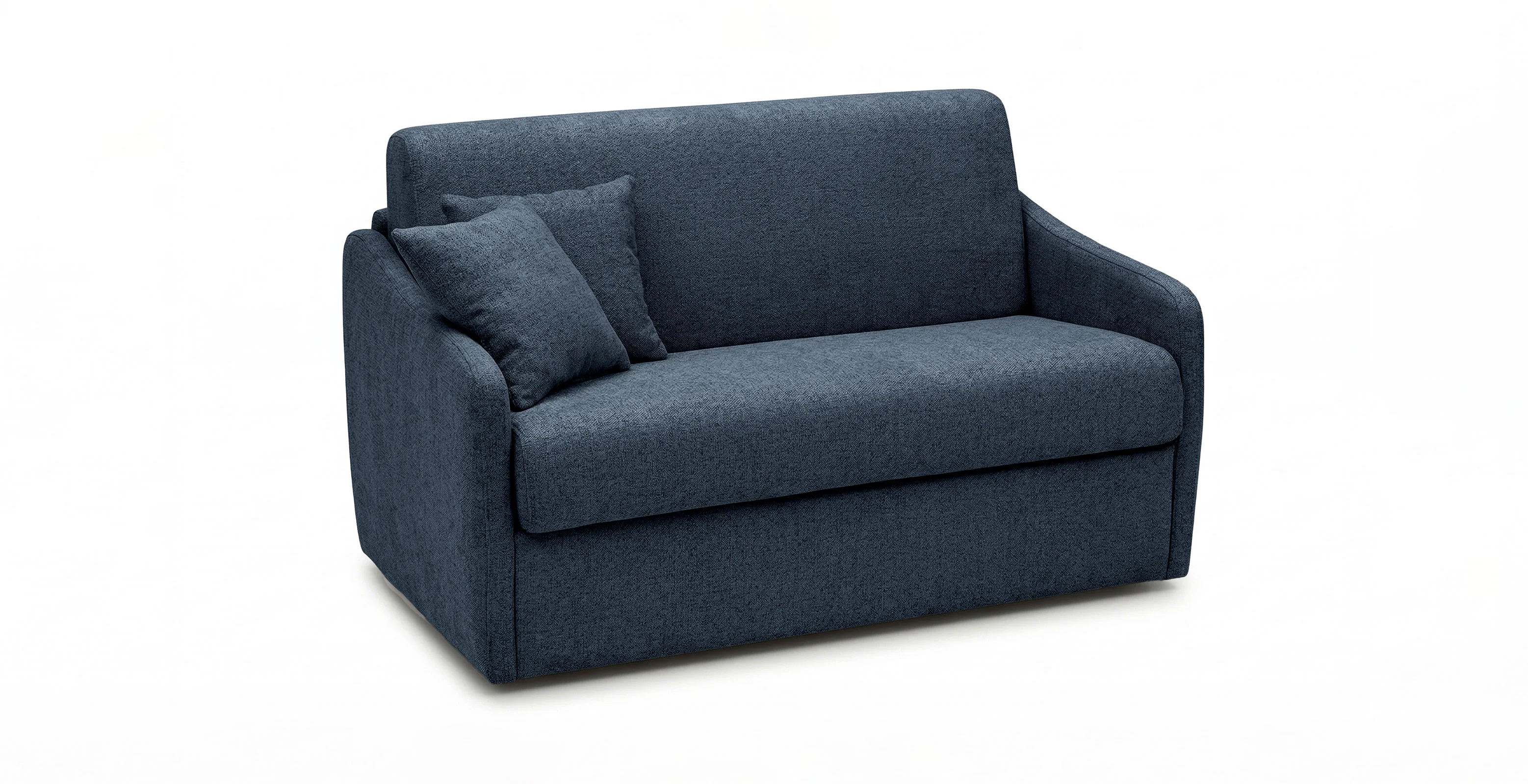 QUIBERON - Fauteuil convertible 100 x 190 cm - Velours texturé
