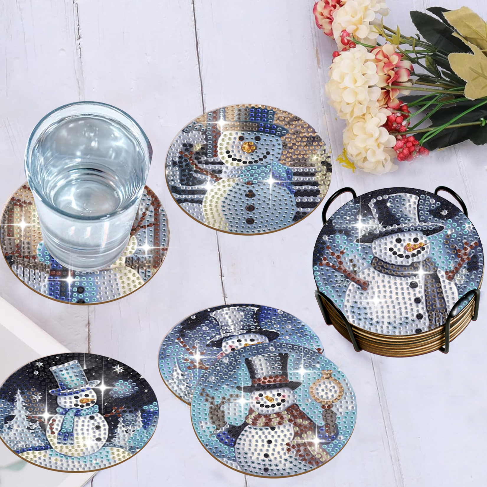 DIY Yeti D Diamond Painting Coasters