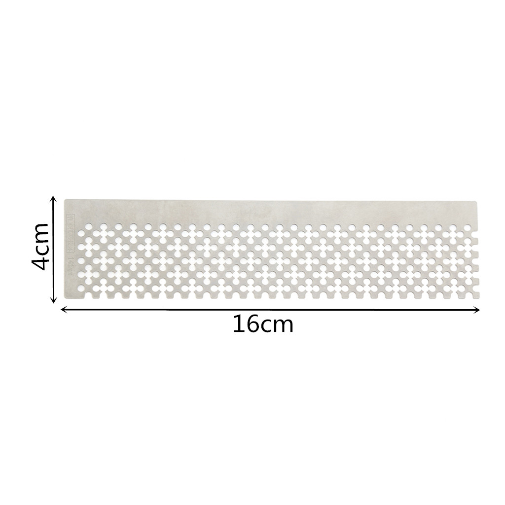 Round Drill-Plum Point Drill Ruler 325 Holes