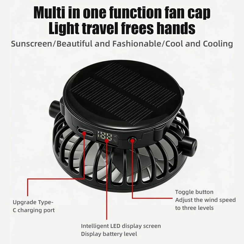 🔥Summer Special Offer-🧢Stay Cool Under the Sun — Without Holding a Fan