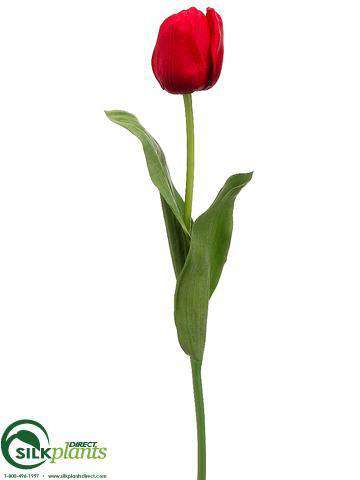 Silk Plants Direct Tulip Spray - Pink - Pack of 12