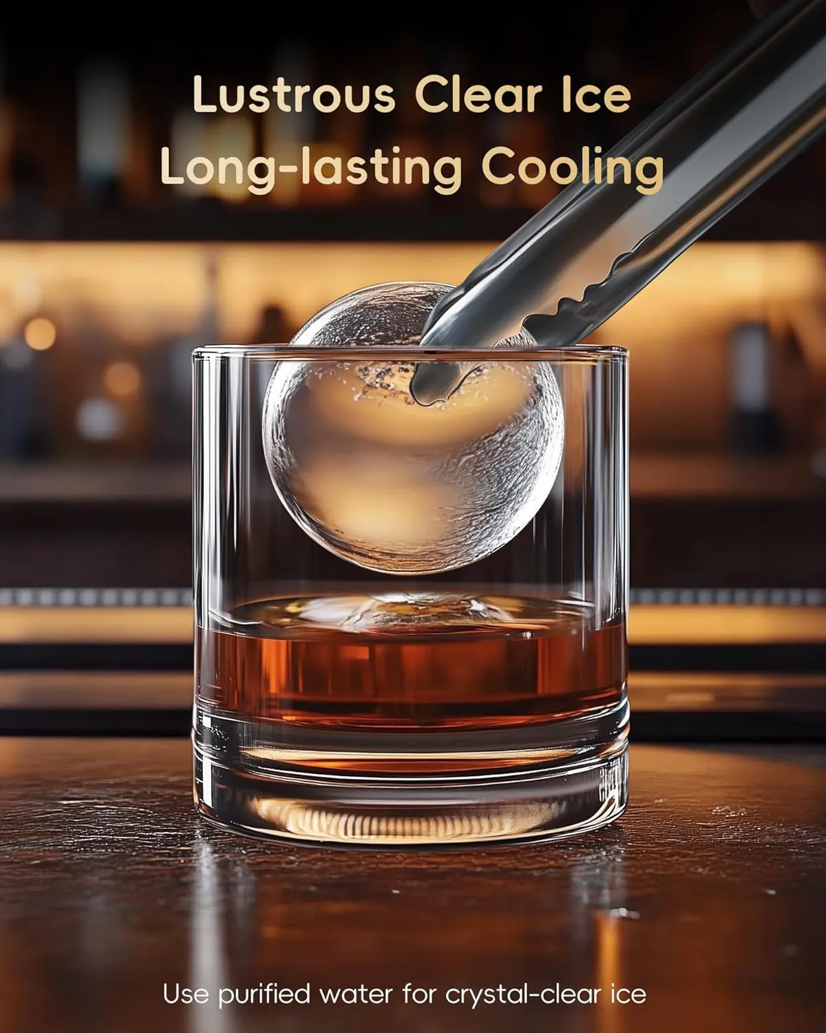 🧊 Clear Ice Ball Maker