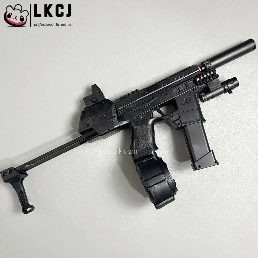 Mp17 Gel Blaster With Metal Stock, Metal Rail