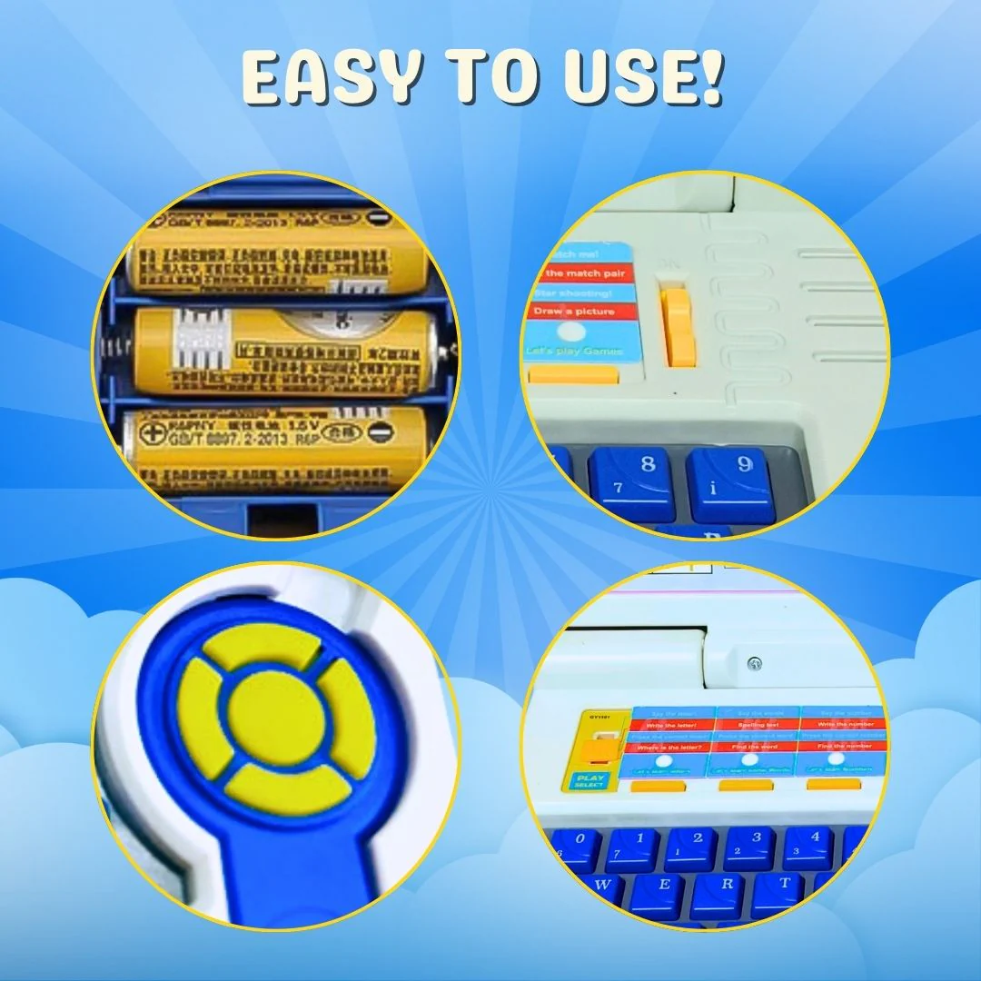 Interactive Kids Educational Laptop Toy