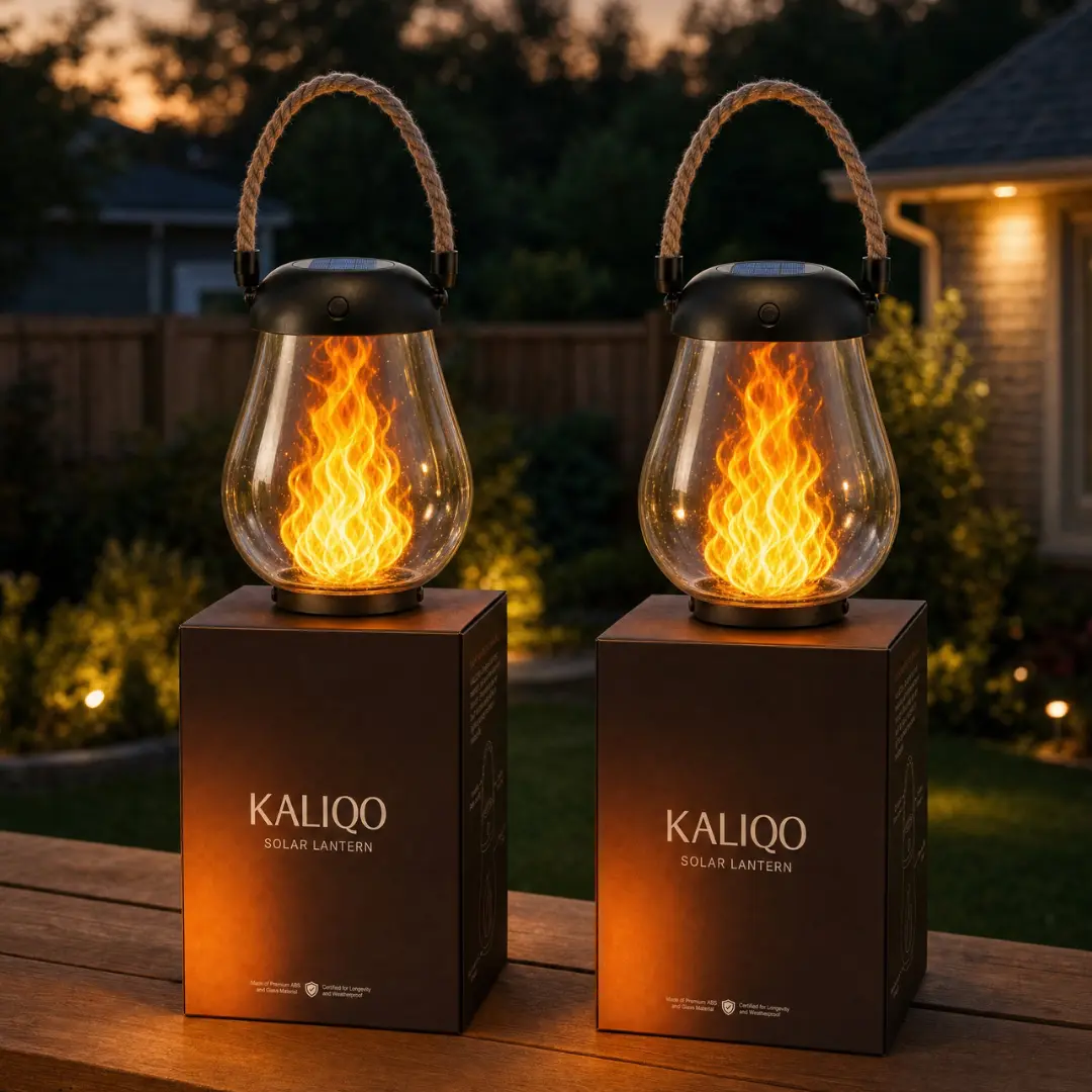 Kaliqo™ – Solar Lantern Flame Effect