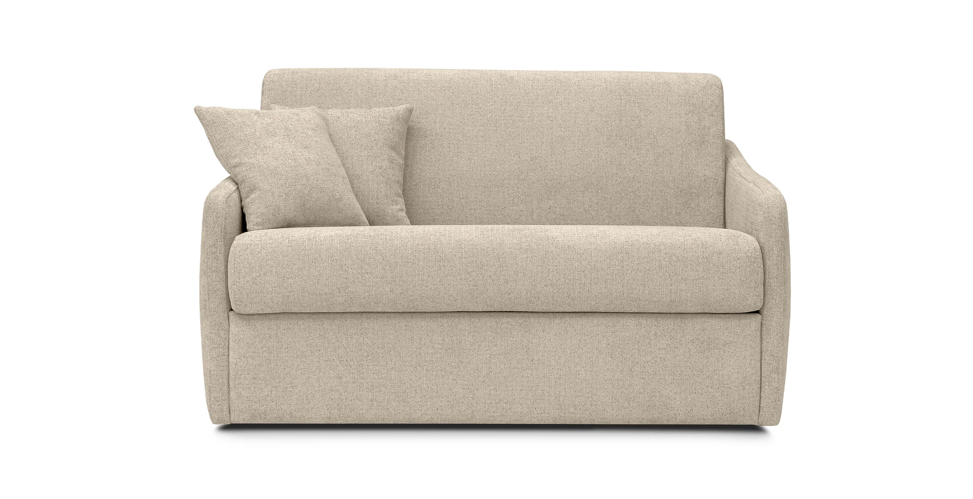 QUIBERON - Fauteuil convertible 100 x 190 cm - Velours texturé