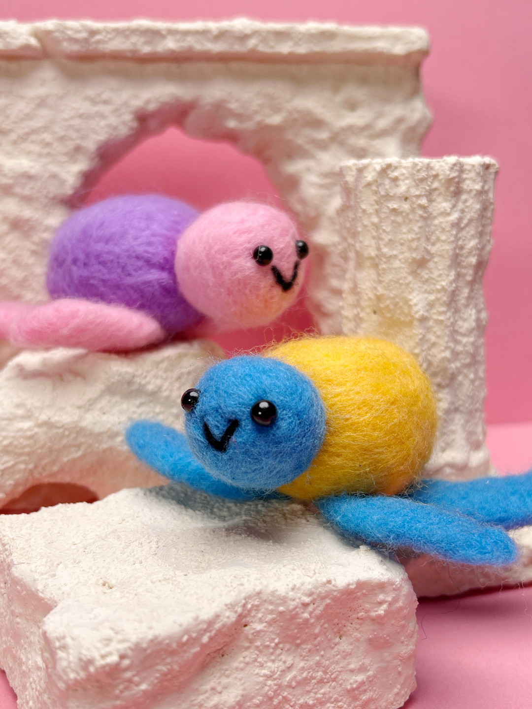 Turtley Felt Animals Needle Felting Kit