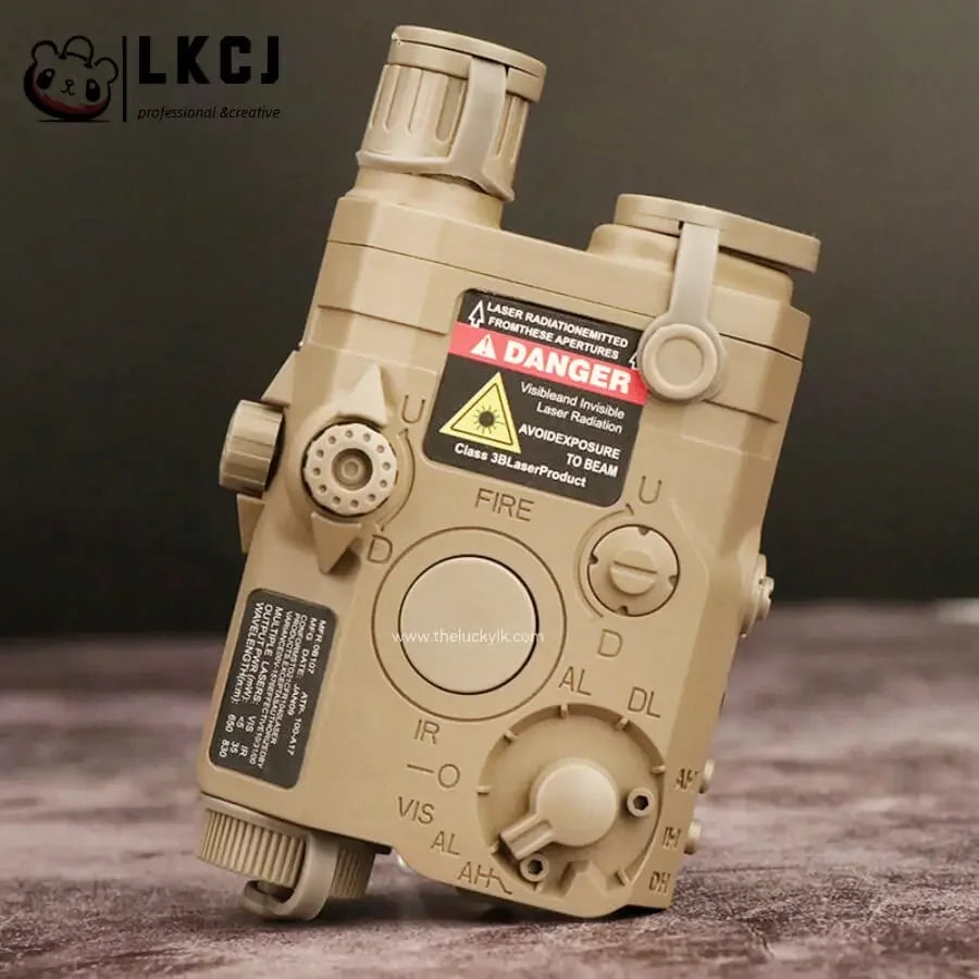 Red Laser+Green Laser+Flashlight Multifunctional Tactical Beam Battery Case