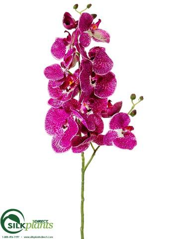 Silk Plants Direct Phalaenopsis Orchid Spray - White - Pack of 12