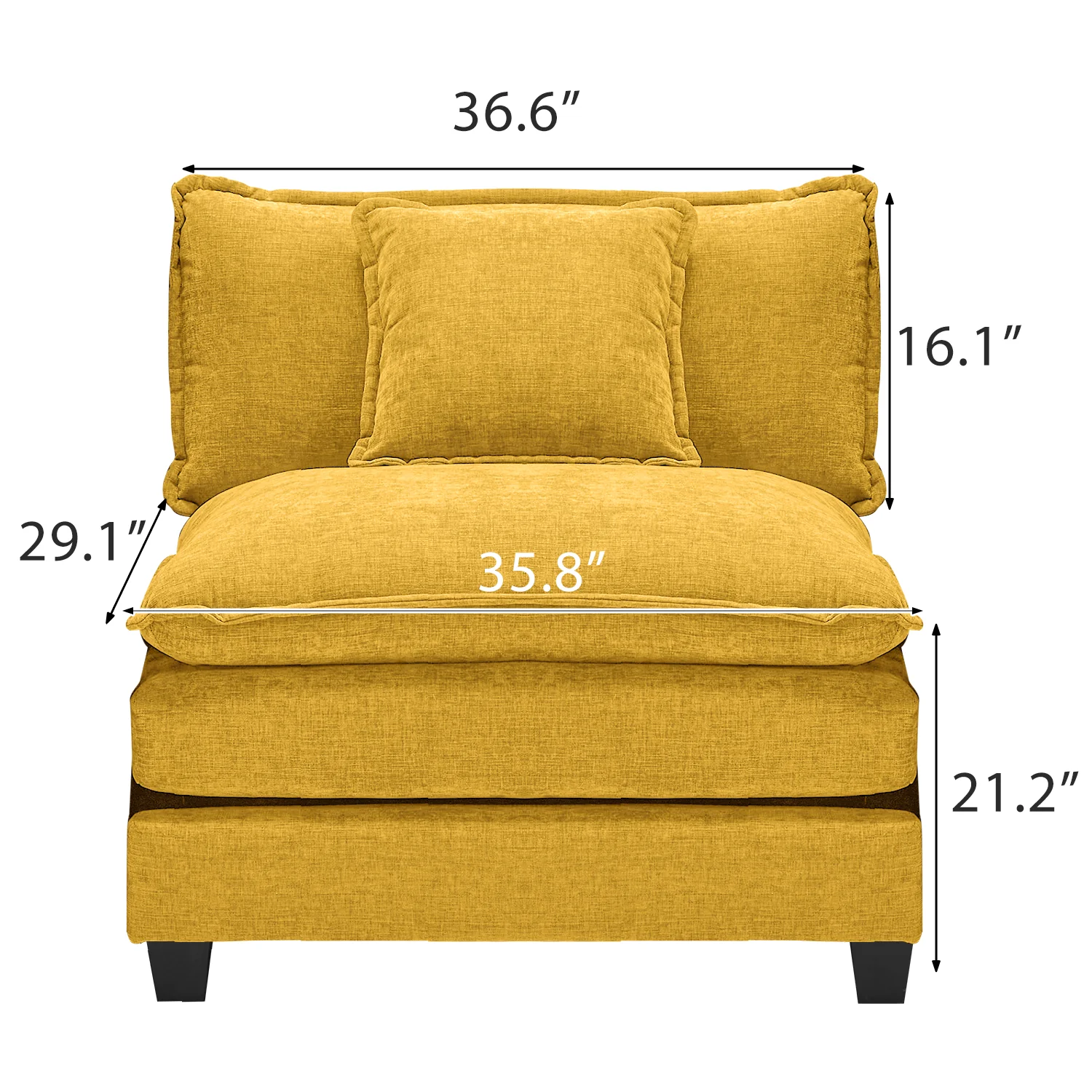 Luxury Thickened Cushion Modular Sofa