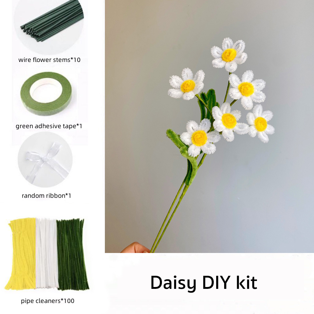 DIY Pipe Cleaners Kit - Daisy