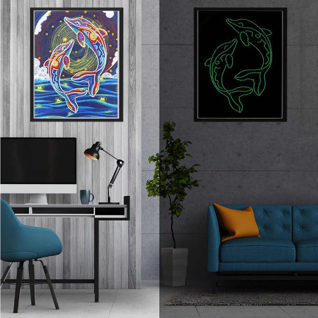 DIY Diamond Painting - Whales