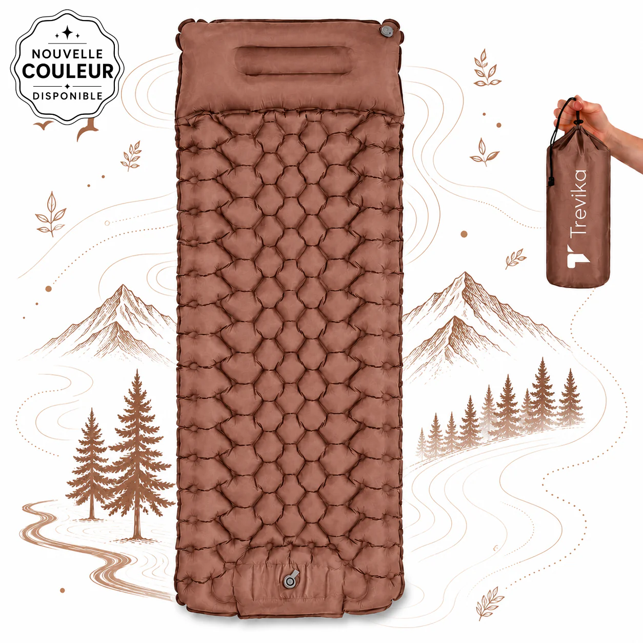 Matelas gonflable Trevika™ Ultra Confort