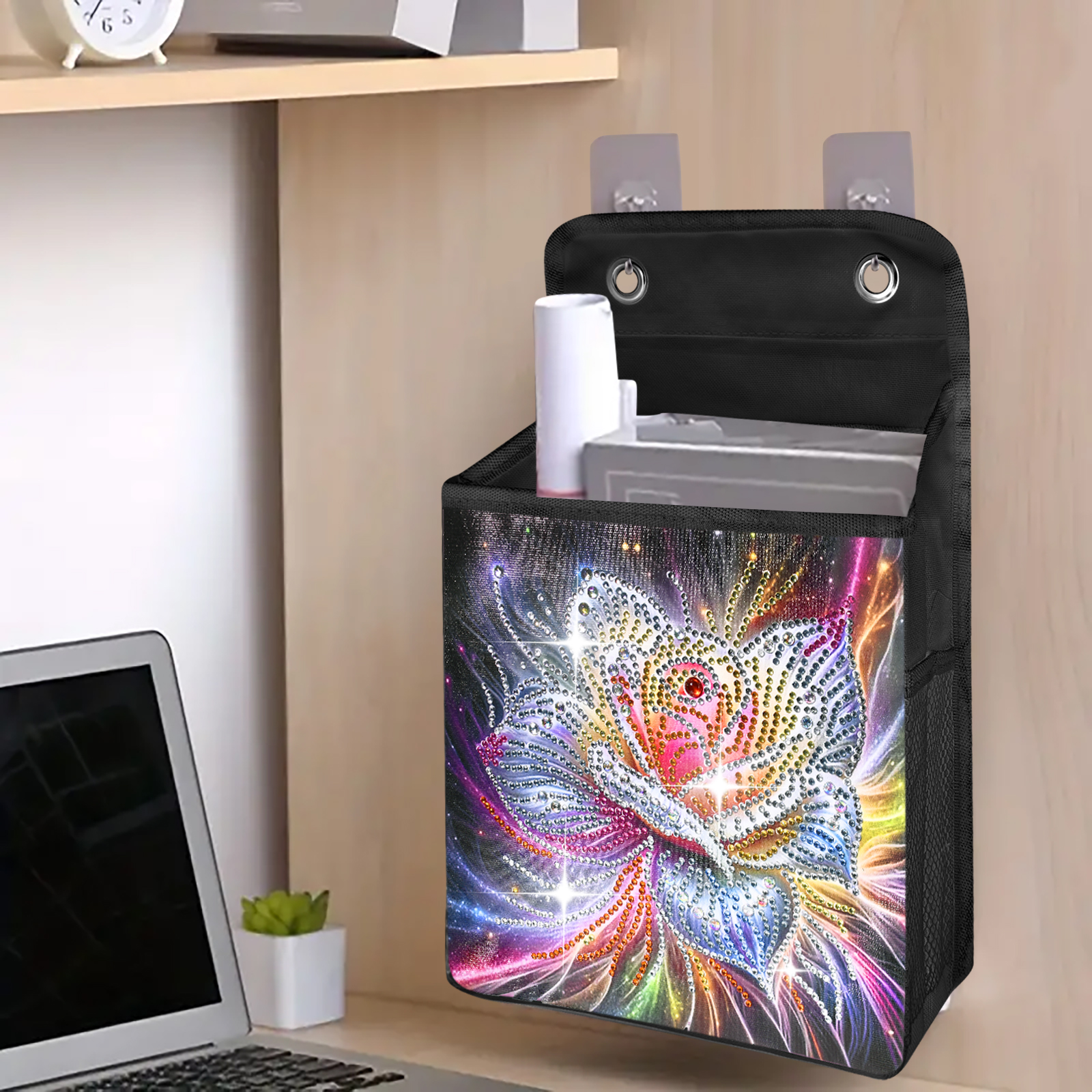 DIY Diamond Painting Hanging Bag - Rose