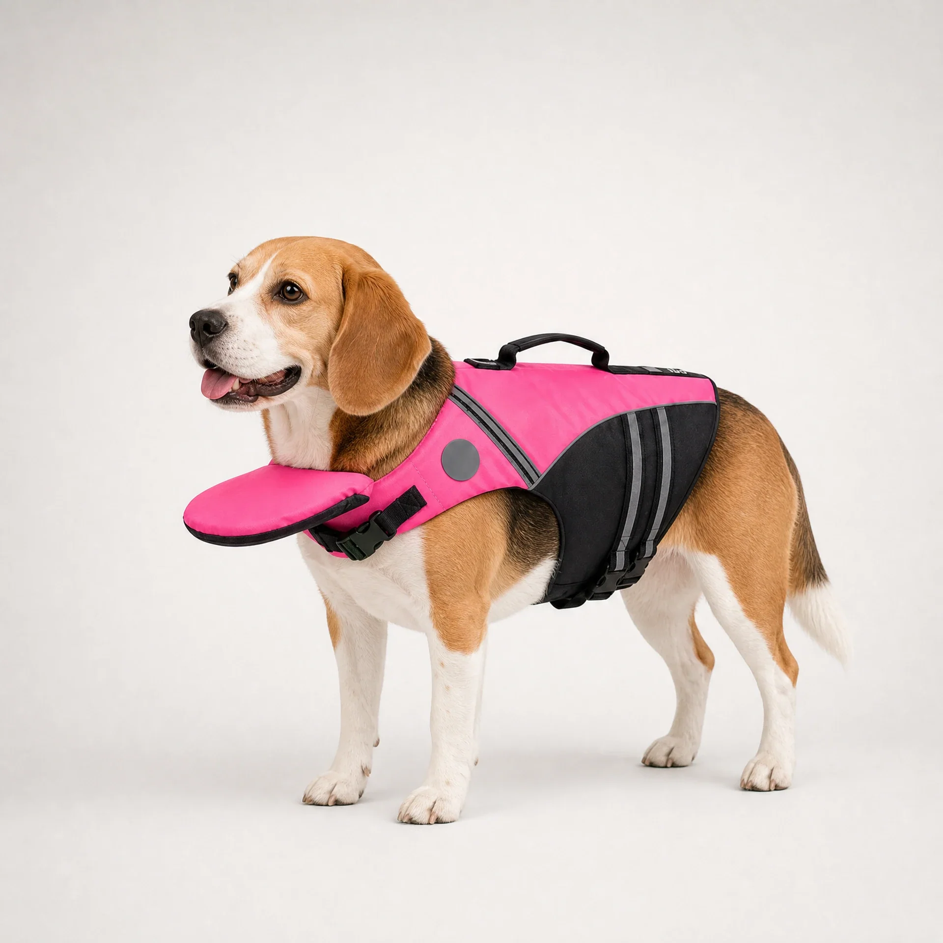 Dog Life Jacket With Chin Support