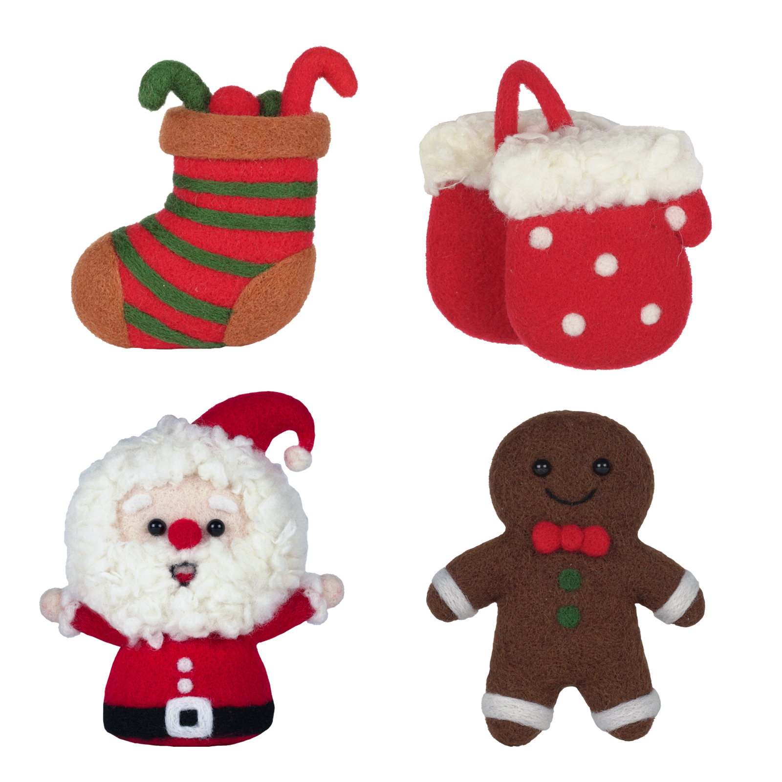 FeltingJoy - Needle Felting Kit -Christmas Pendant