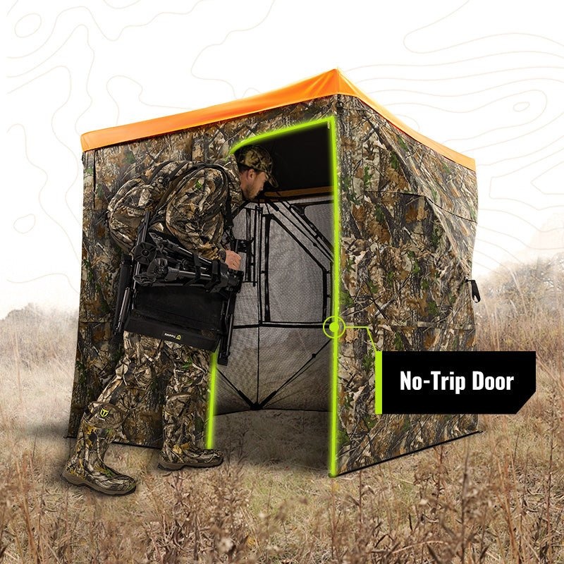 Tidewe VisMaster 270° Pop-Up Ground Blind (No-Trip Door)