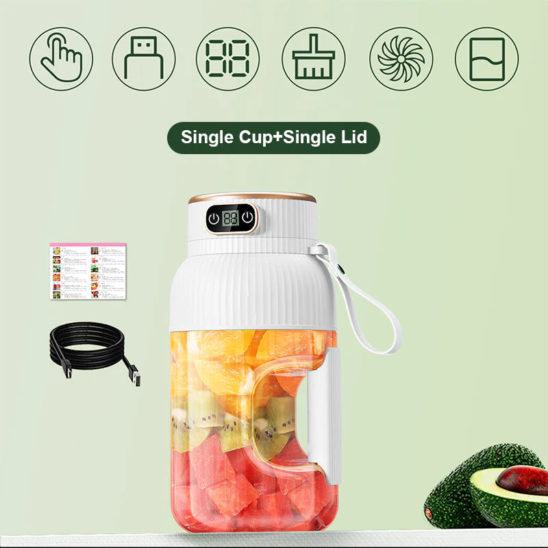 💥💥Sommer Heißer Verkauf ❄️Multifunctional Tragbare Saftpresse Tasse mit Digitalanzeige