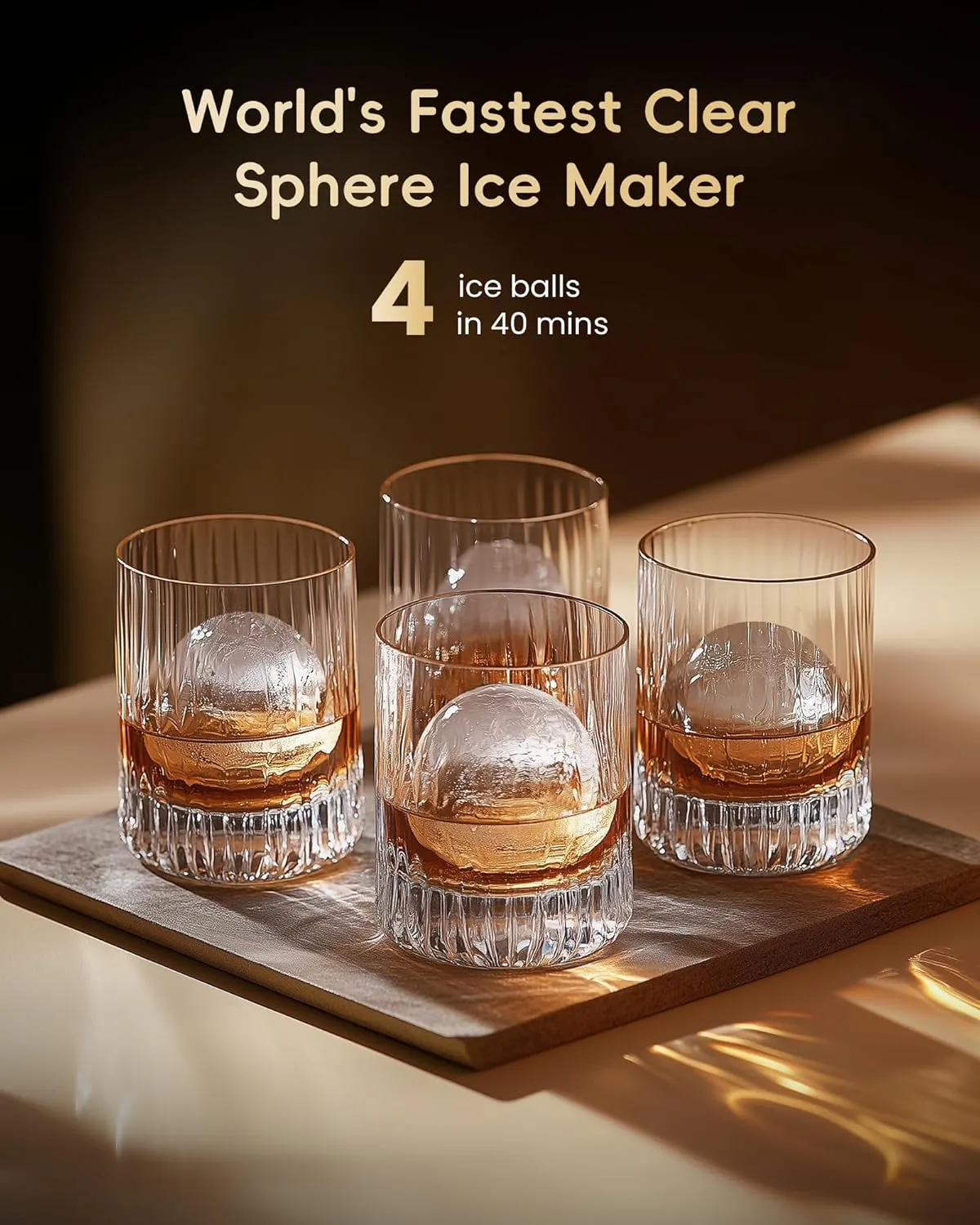 🧊 Clear Ice Ball Maker