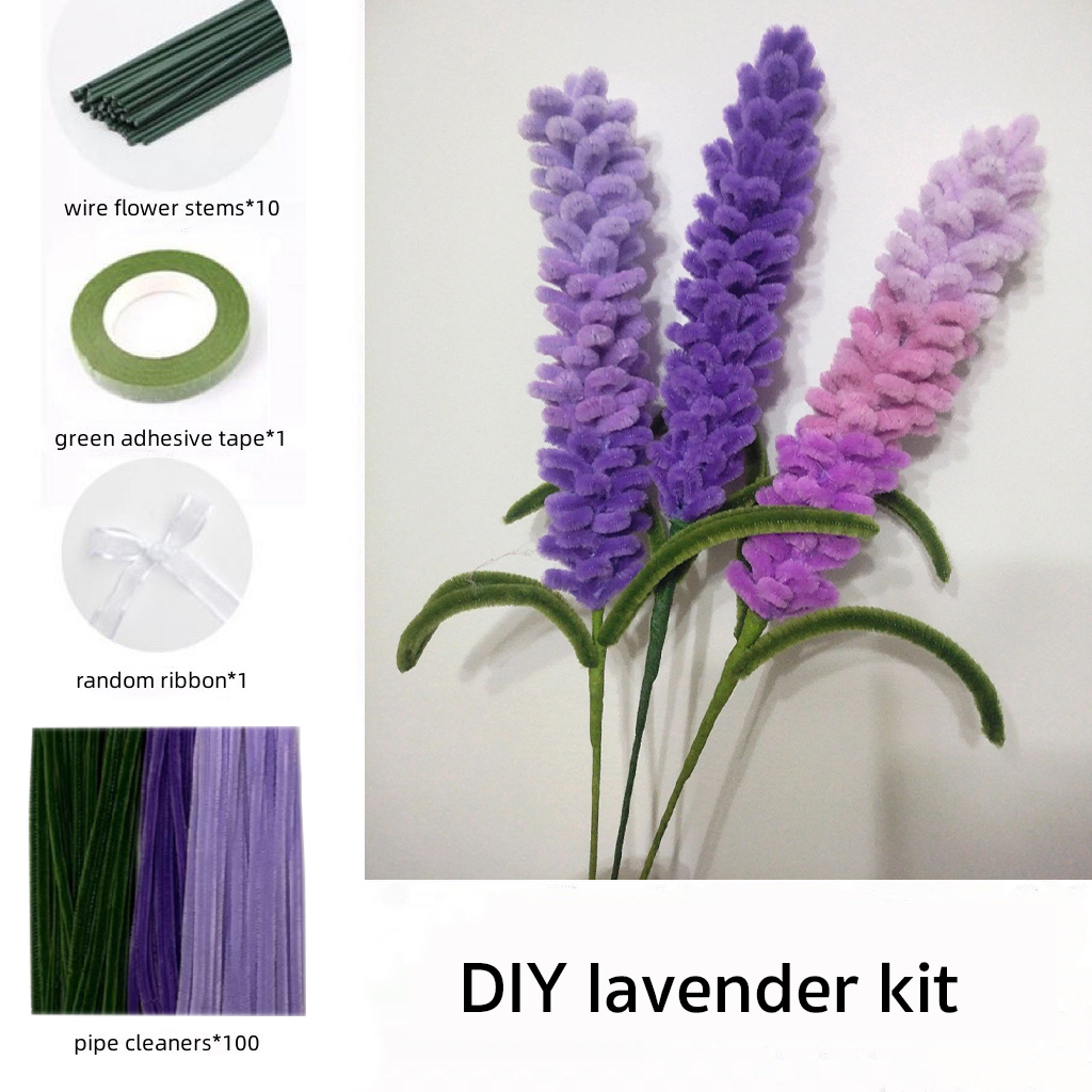 DIY Pipe Cleaners Kit - Lavender