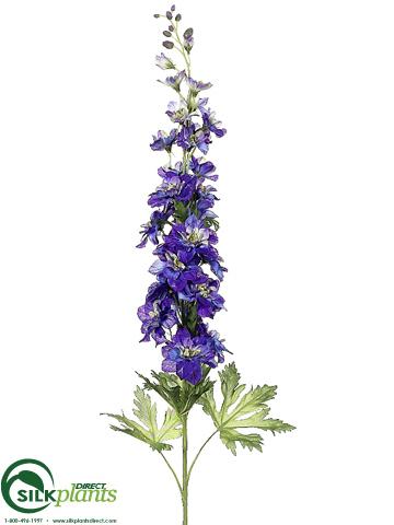 Silk Plants Direct Delphinium Spray - Violet - Pack of 12