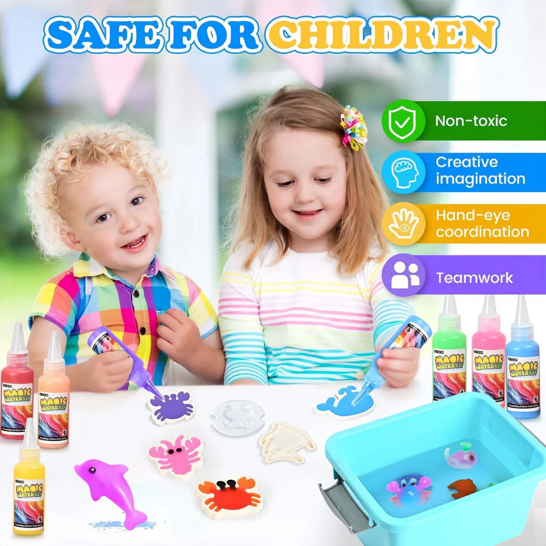 Magic Water Elf Toy Kit DIY Aqua Gel Craft Educational Gift Set
