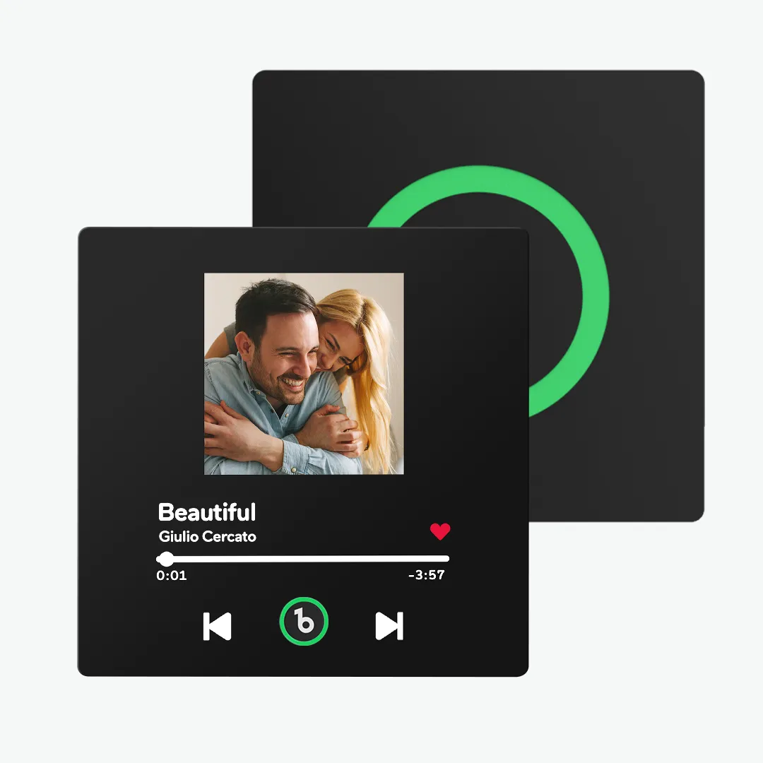 Customized Music Fridge Magnet Personalized Photo Fridge Magnet Can Play Songs and Adjust Volume