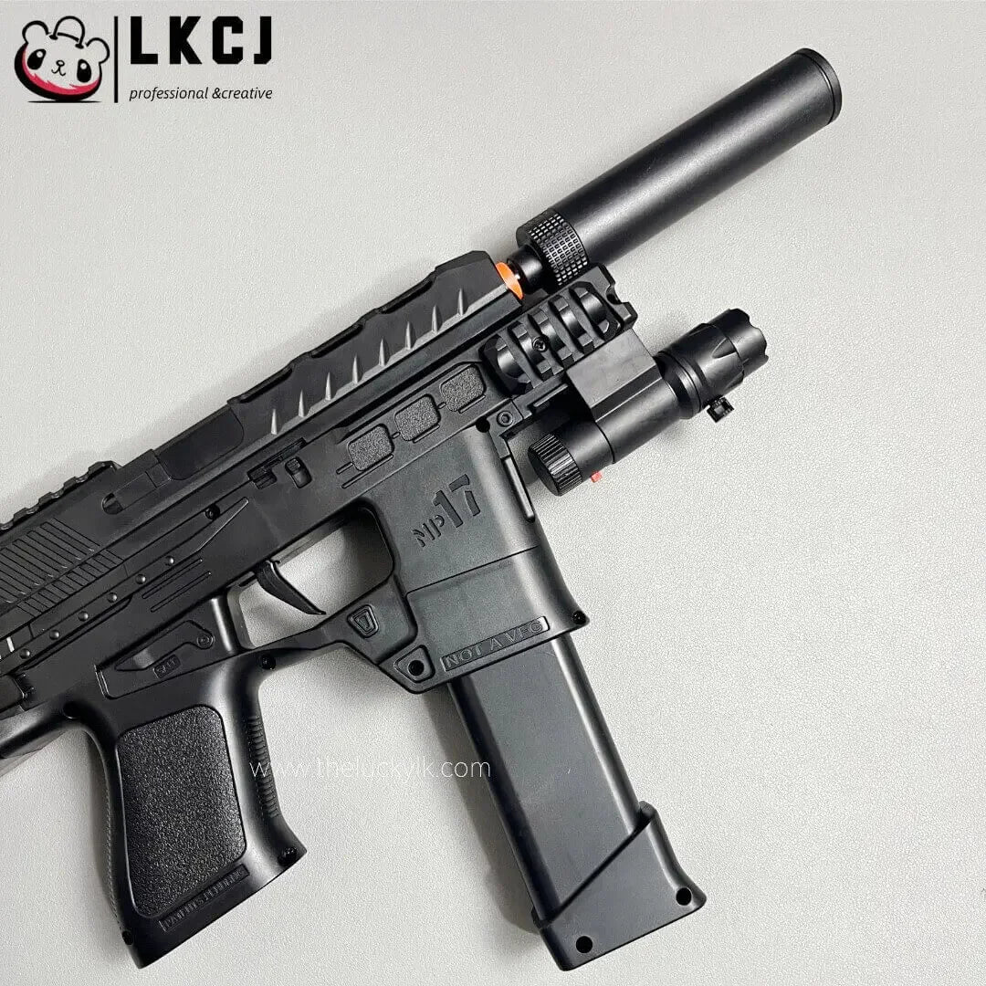 Mp17 Gel Blaster With Metal Stock, Metal Rail