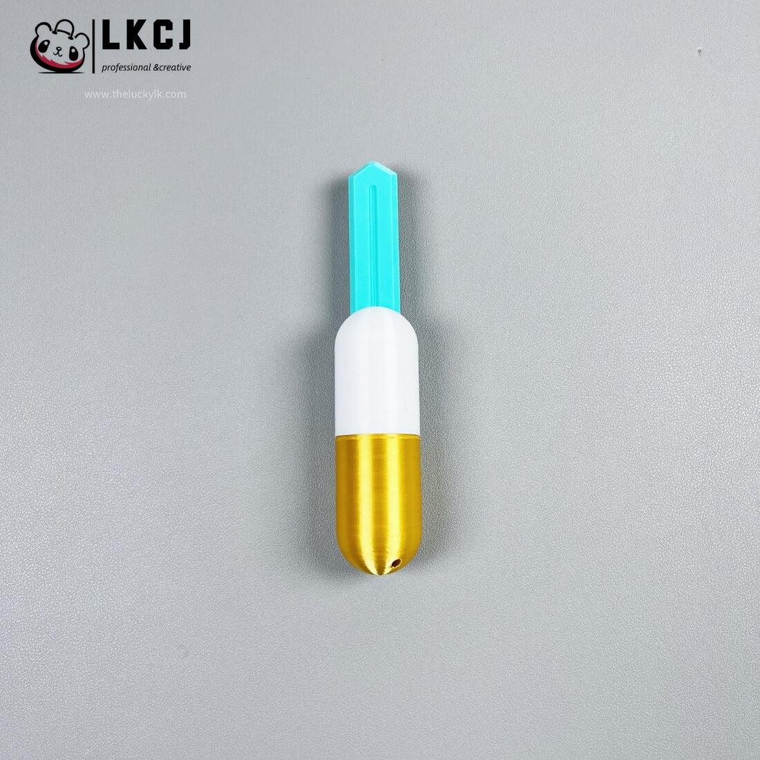 Real 3D Printed Mini 1911 Decompression Model Keychain, Non-launchable