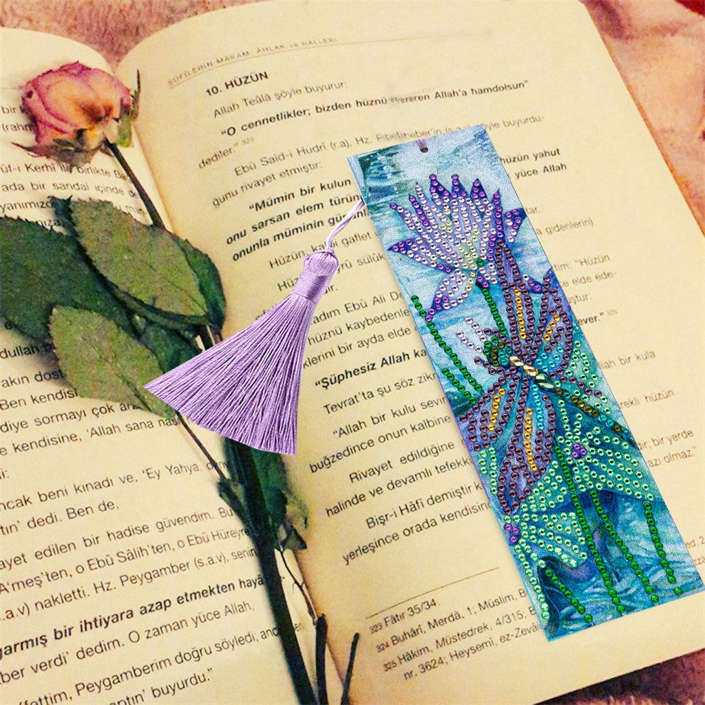 DIY Diamond Painting Bookmarks - Dragonfly