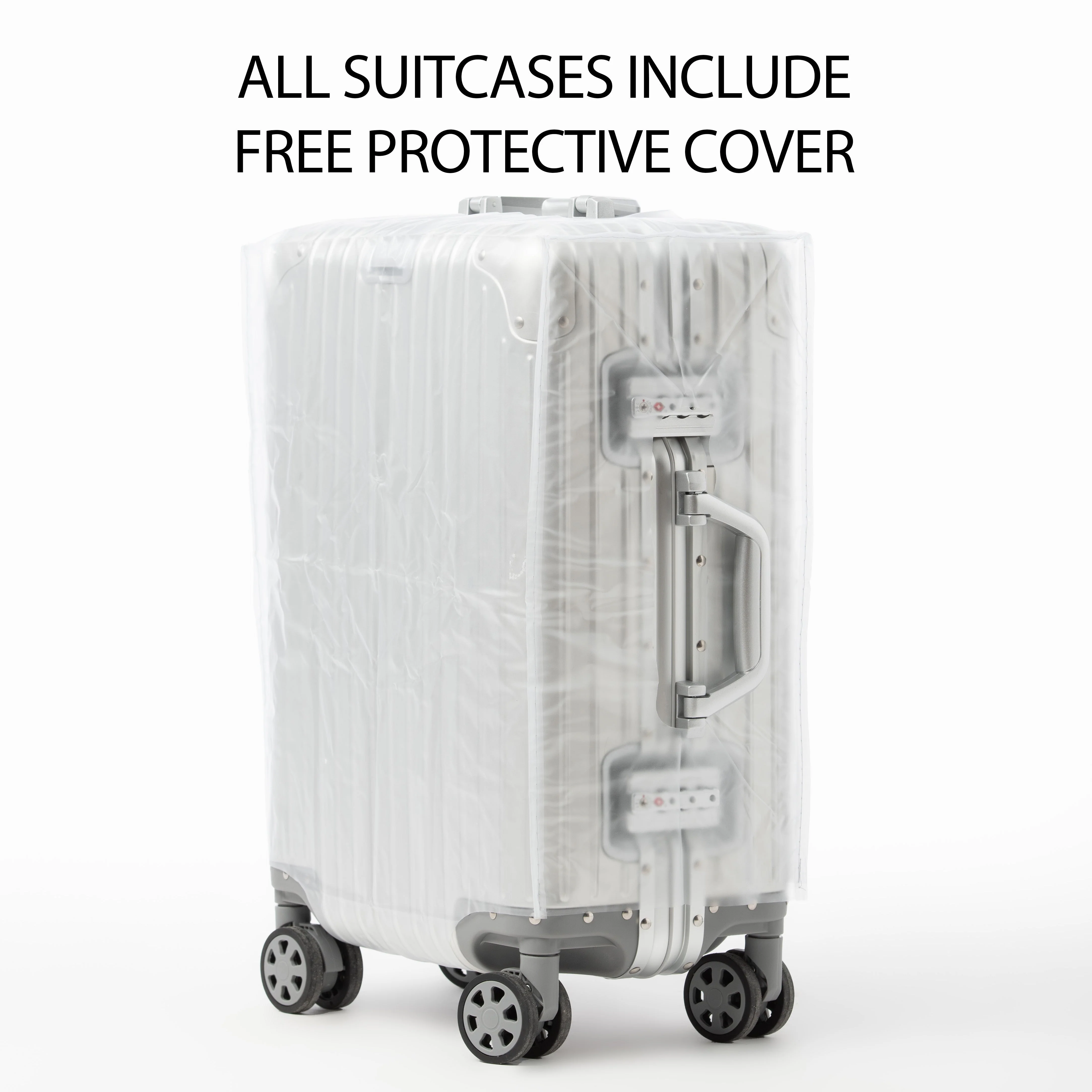 ALUMINUM SUITCASE V2 NEW, STRONGER ALUMINIUM & REMOVEABLE WHEELS
