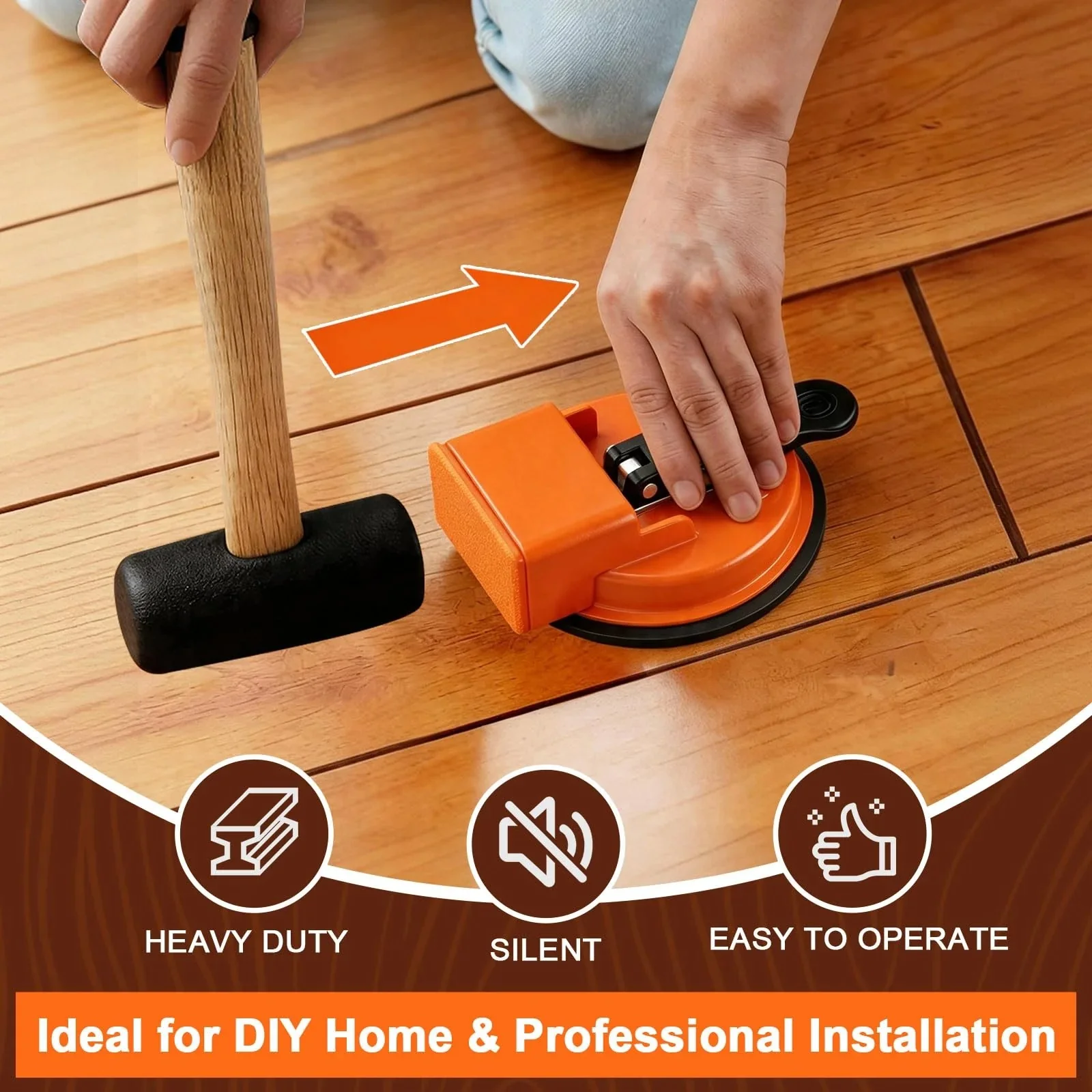 Heavy-Duty Floor Gap Fixer Tool – Repair Loose Floor Planks in Seconds