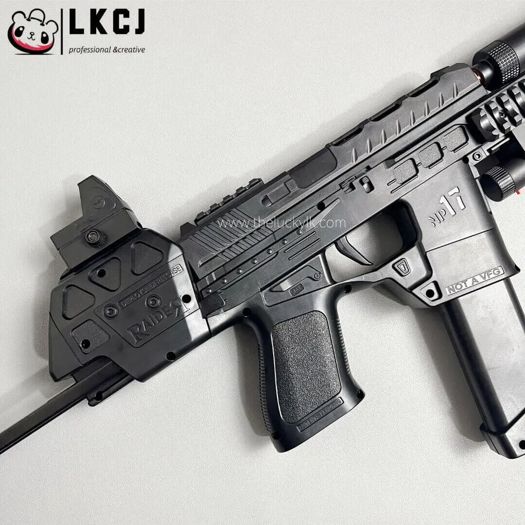 Mp17 Gel Blaster With Metal Stock, Metal Rail