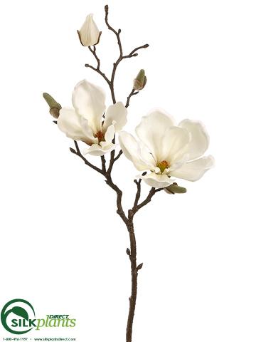 Silk Plants Direct Magnolia Spray - Pink Blush - Pack of 12