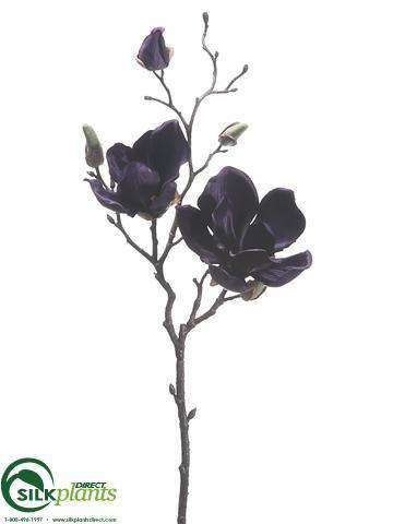 Silk Plants Direct Magnolia Spray - Pink Blush - Pack of 12