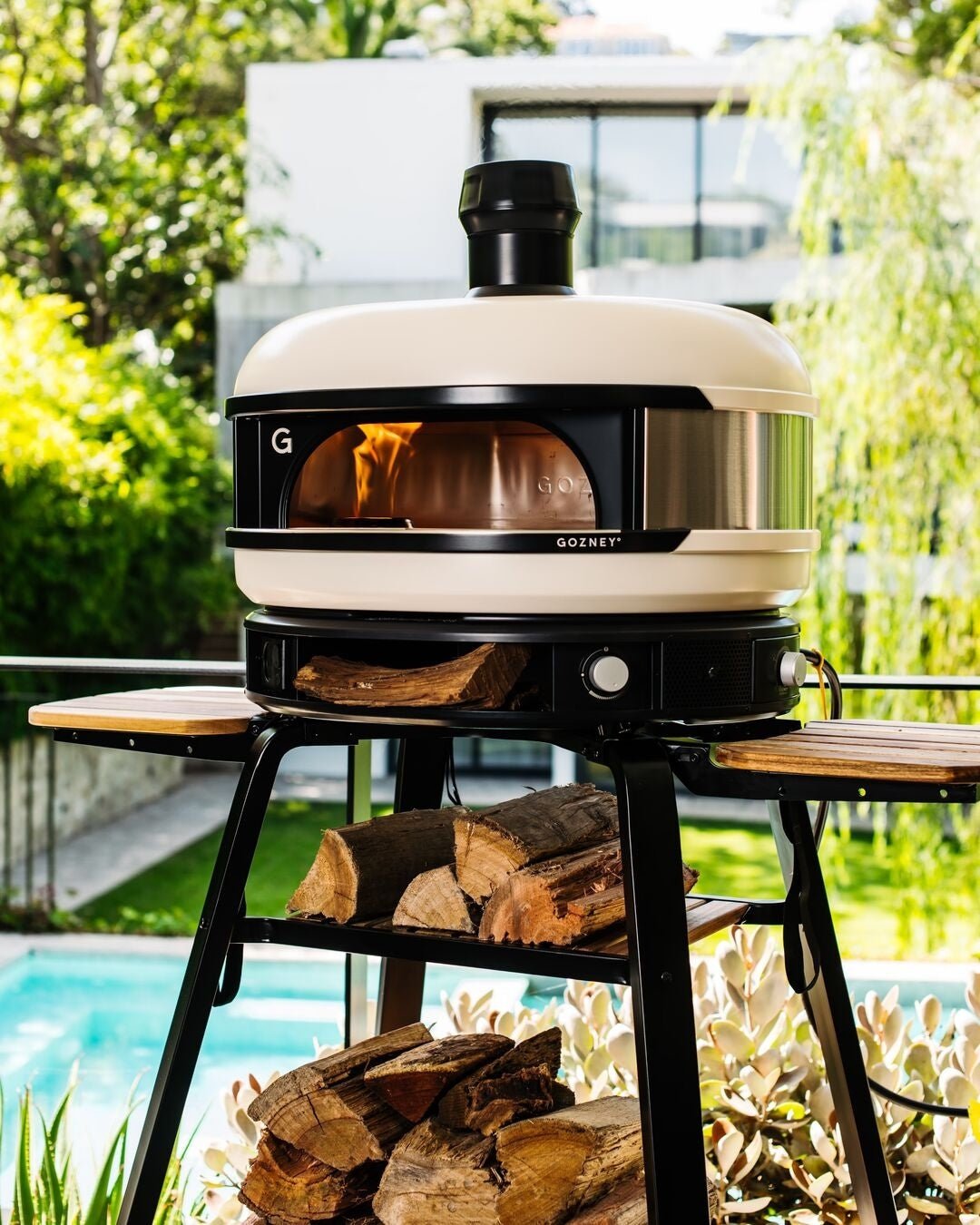 🔥LAST DAY CLEARANCE--Outdoor Oven Propane Gas & Wood-Fired Dual Fuel