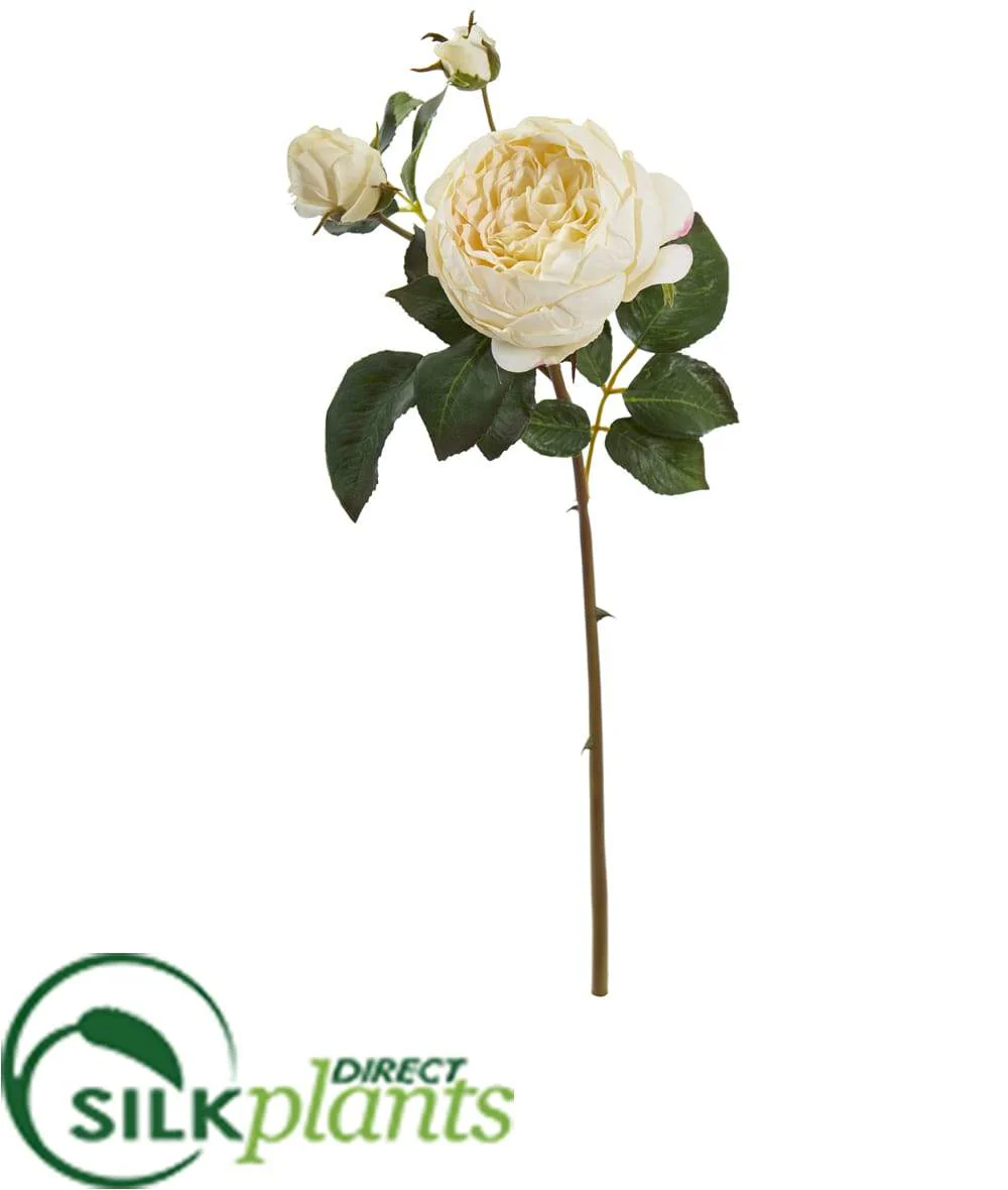 Silk Plants Direct Rose Artificial Flower - Salmon - Pack of 6