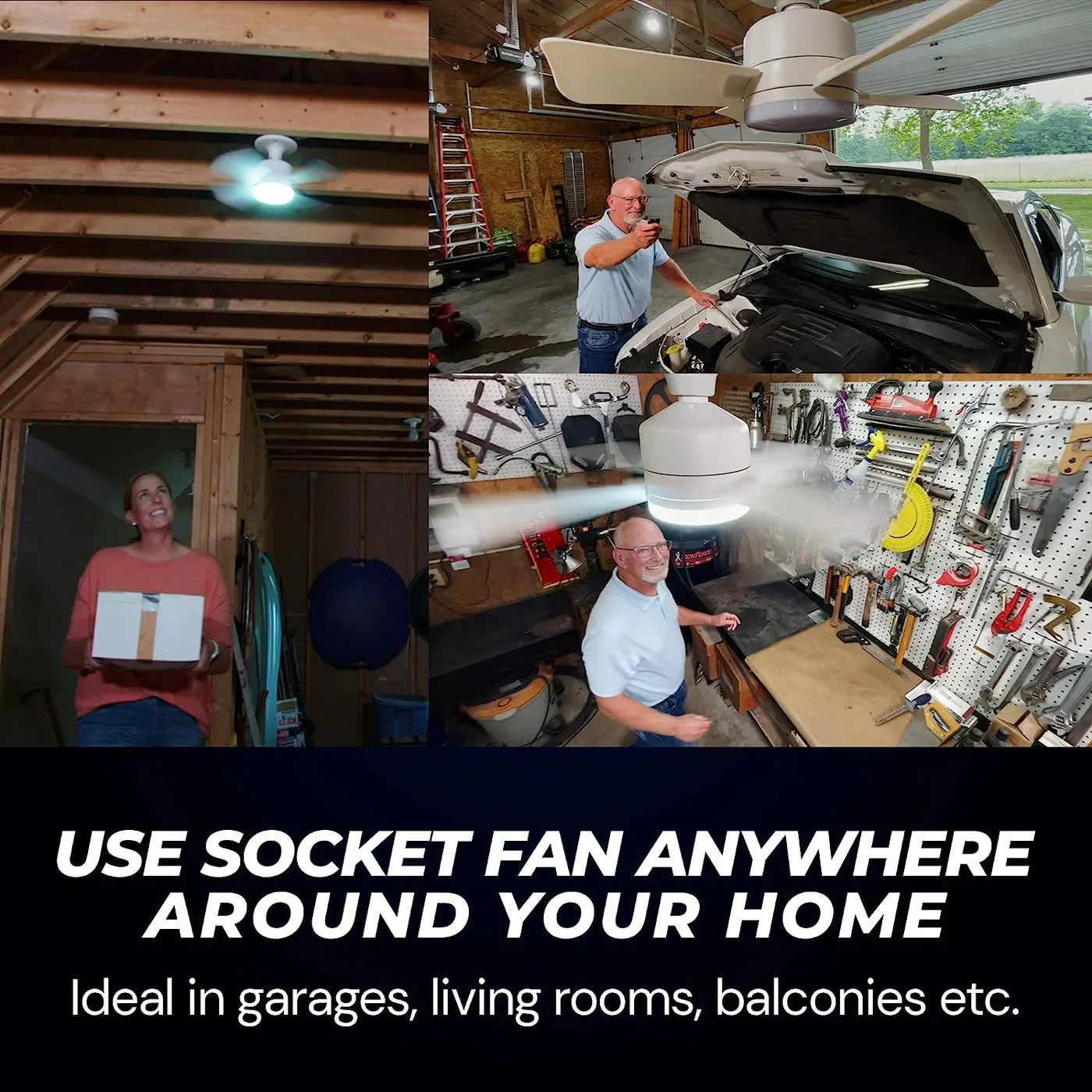 🏆LAST DAY SALE 49% OFF🔥SmartBreez™ 40W LED Ceiling Fan Light – 20.5” Ultra-Quiet with Remote 🎯 | E27 + FREE B22 Adapter 🔌 | For Bedroom 😴, Kitchen 👩‍🍳 & Garage 🛠️ – UK Ready! 🇬🇧