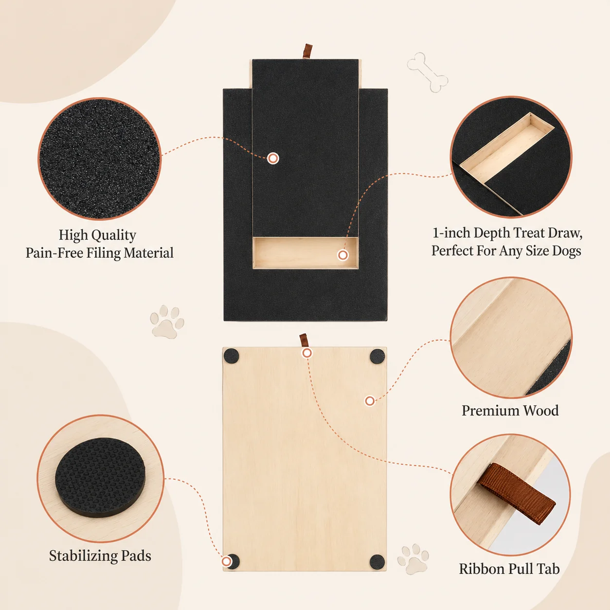 Dog Nail Scratch Board Kit