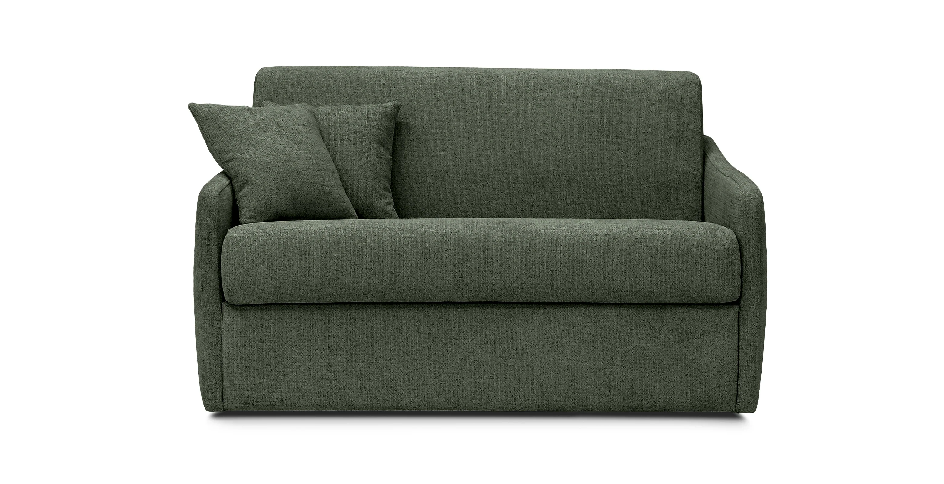 QUIBERON - Fauteuil convertible 100 x 190 cm - Velours texturé
