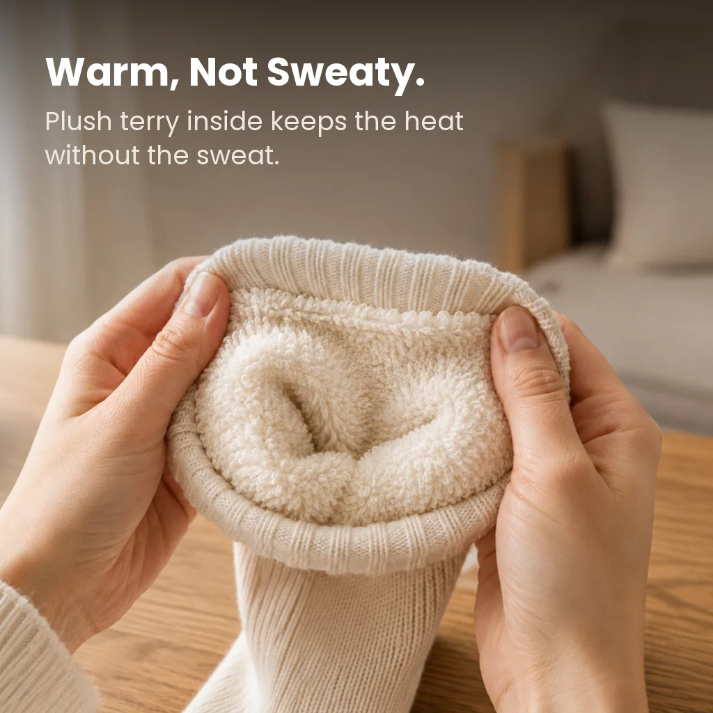 Sweater Socks - The Coziest Slouchy Boot Socks (5 Pairs)