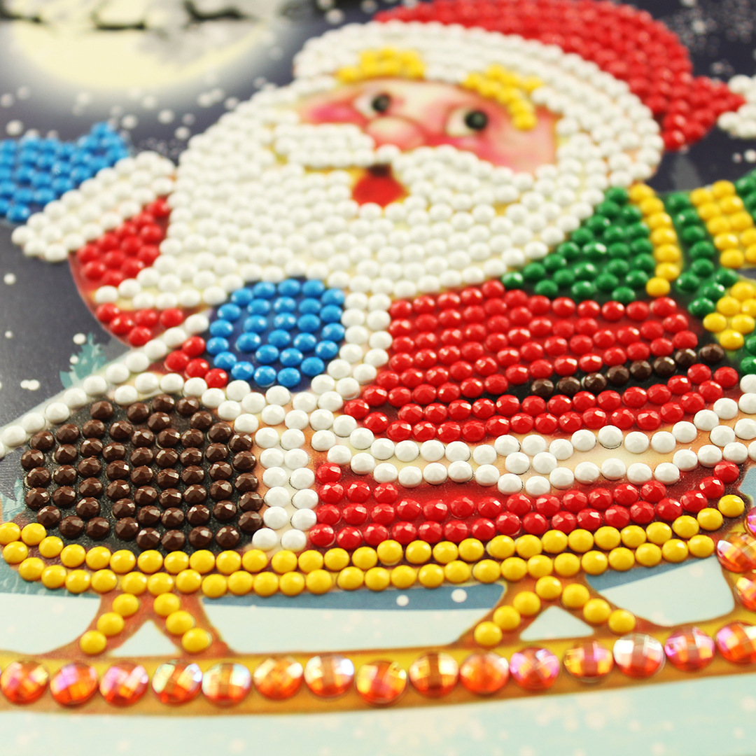 DIY Diamond Painting Christmas B Greeting Card