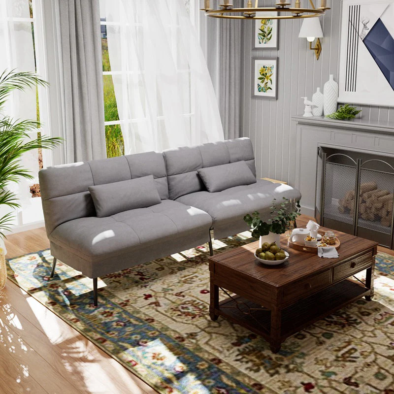 Convertible Ultra-comfortable Futon Sofa Bed with Adjustable Backrest B001