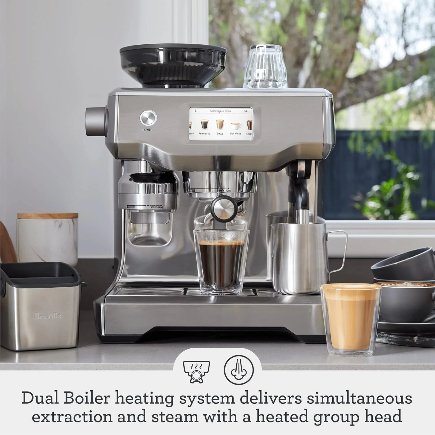 Espresso Machine with Touchscreen