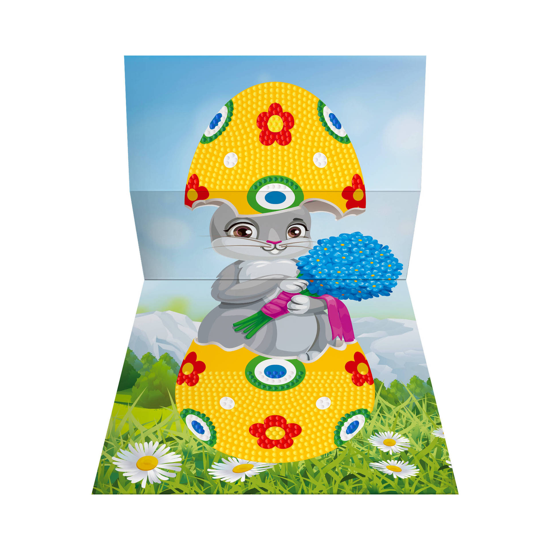 DIY Diamond Painting Easter D Greeting Card