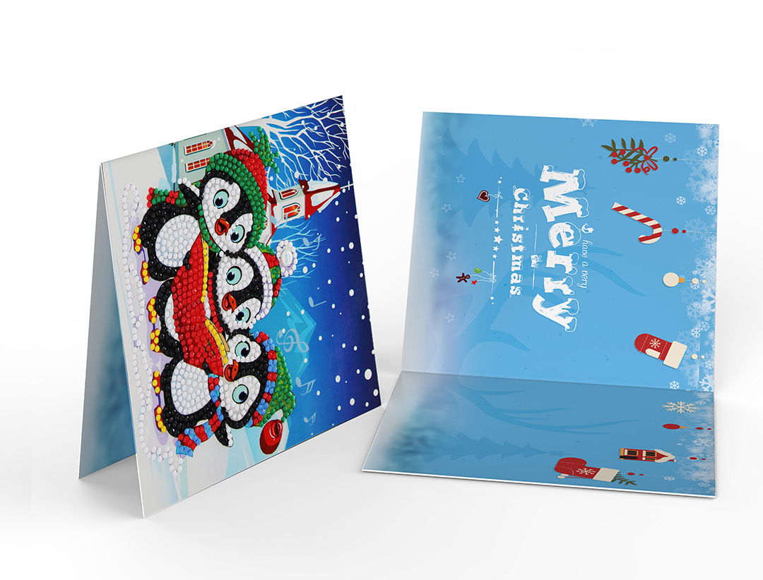 DIY Diamond Painting Christmas D Greeting Card