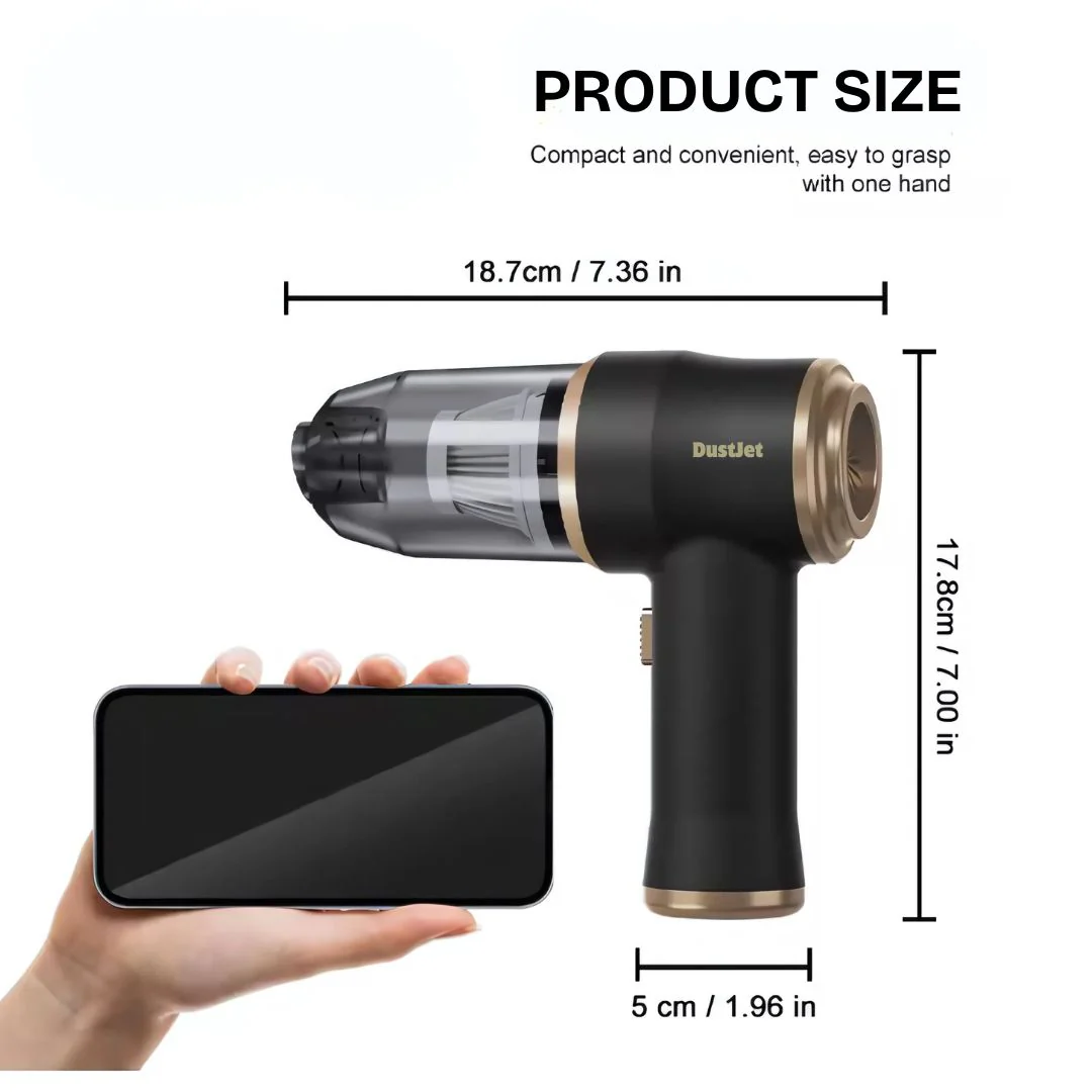 DustJet™ Turbo Mini Vacuum