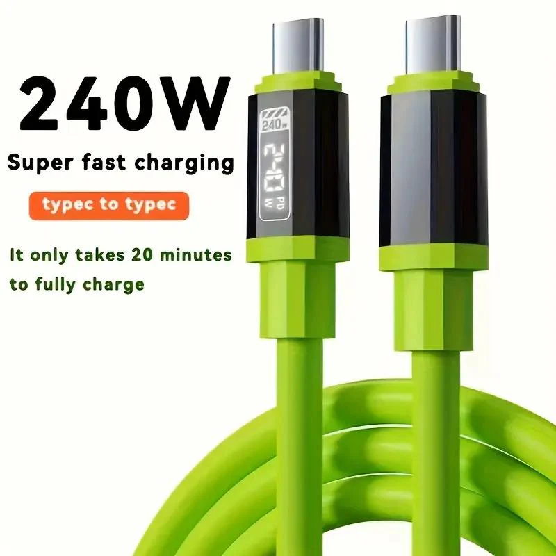 Buy 1 Get 3 Free 240W Fast Charging Cable - Type-C Smart Quick Charge High-Power Data Cable 🔥 BELOW COST CLEARANCE – LAST STOCK! 🔥