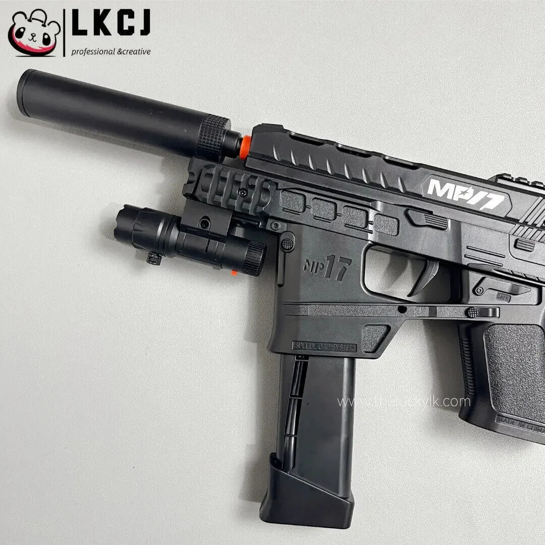 Mp17 Gel Blaster With Metal Stock, Metal Rail